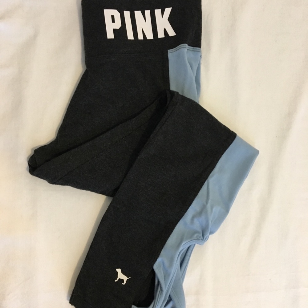 Pink ballerina detail yoga pants
